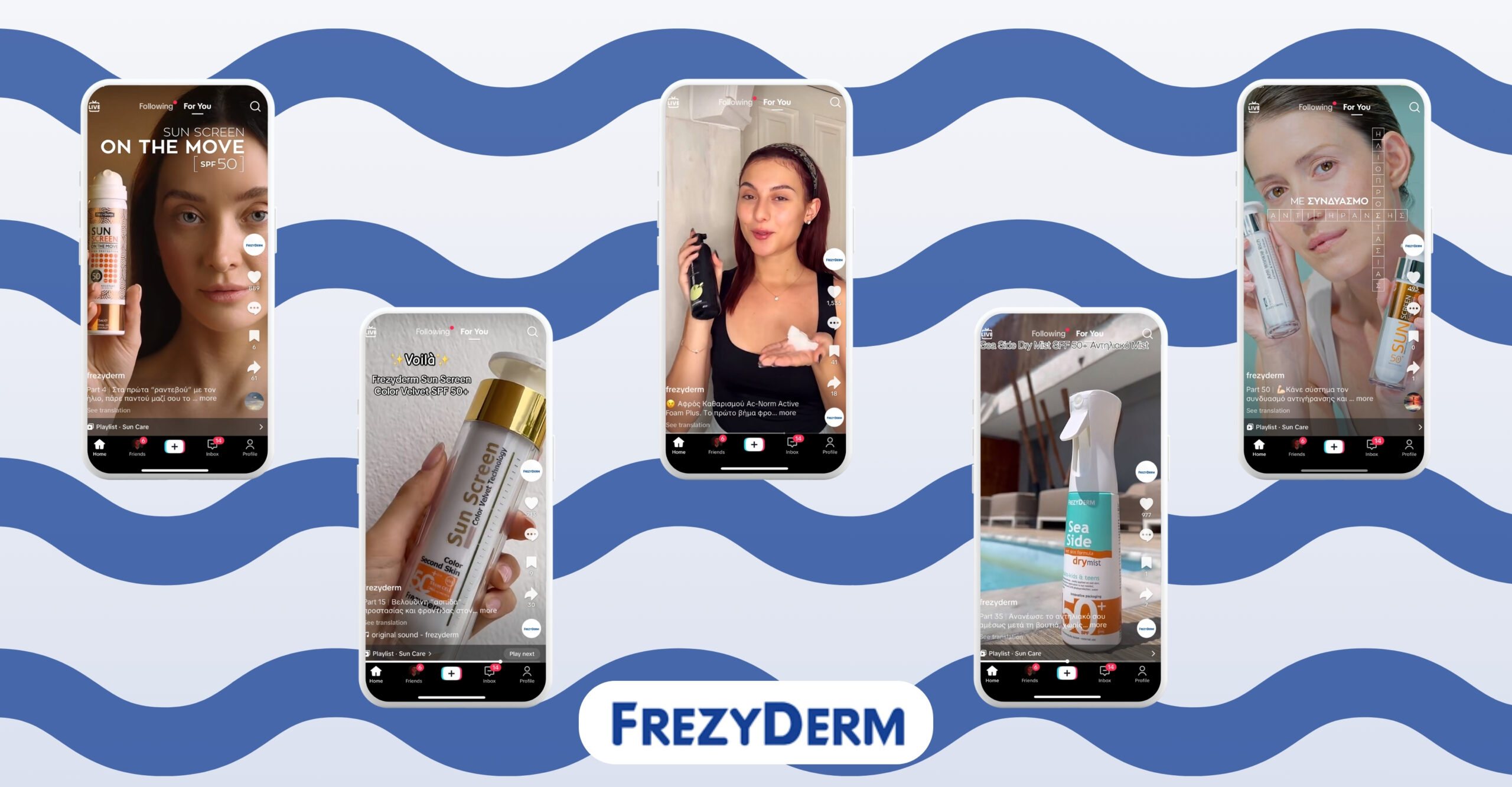 Frezyderm: Επίτευξη πρωταγωνιστικού ρόλου στο TikTok για μία από τις κορυφαίες εταιρείες στο χώρο της ομορφιάς