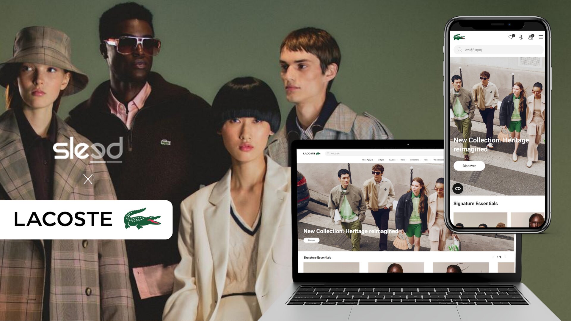 New Lacoste e-shop in Cyprus by Sleed